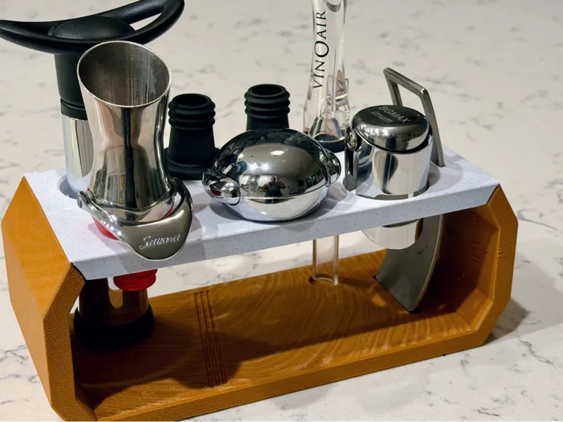 Minimalist Modern Wine & Bar Tool Caddy