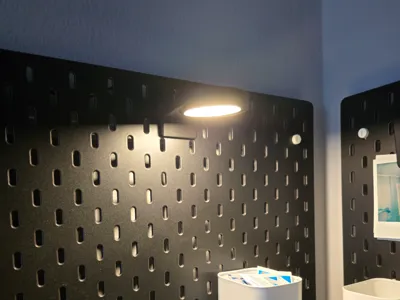 IKEA "STRIMSAV" lamp holder for SKADIS