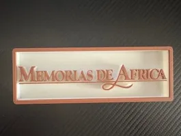 Memories of Africa - 3D Logo