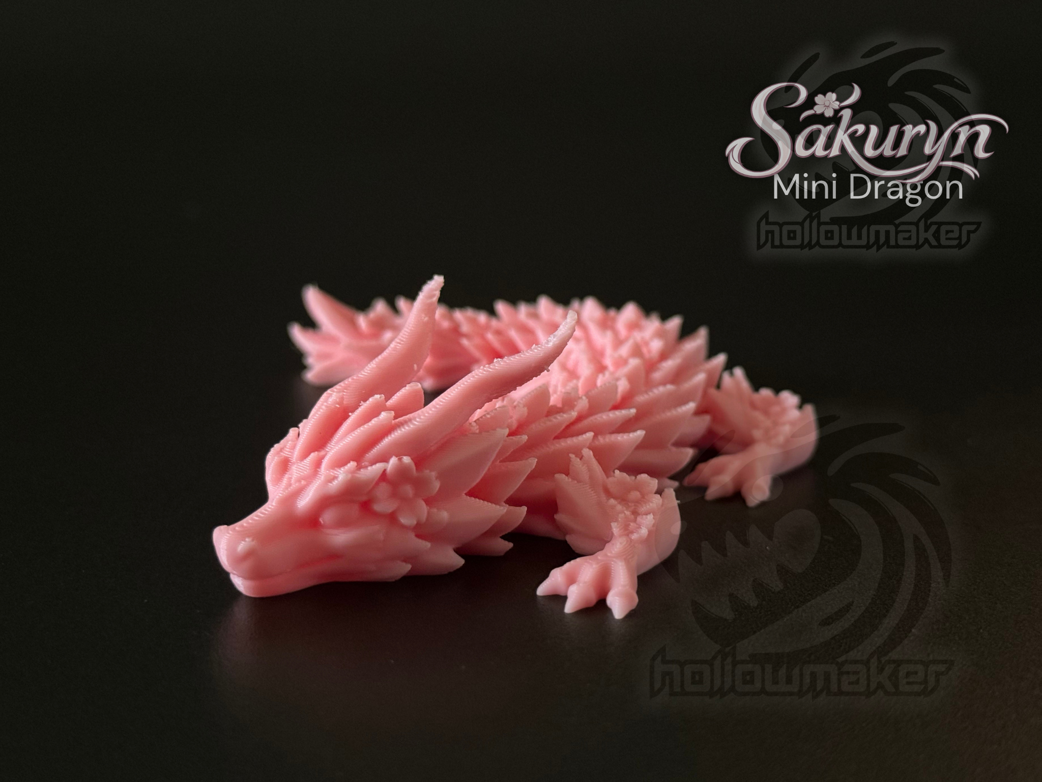 Mini Sakuryn - Cherry-Blossom Dragon + Keychain - 1