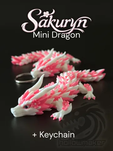 Llavero: Mini Sakuryn - Cherry-Blossom Dragon + Keychain — vista de referencia 2