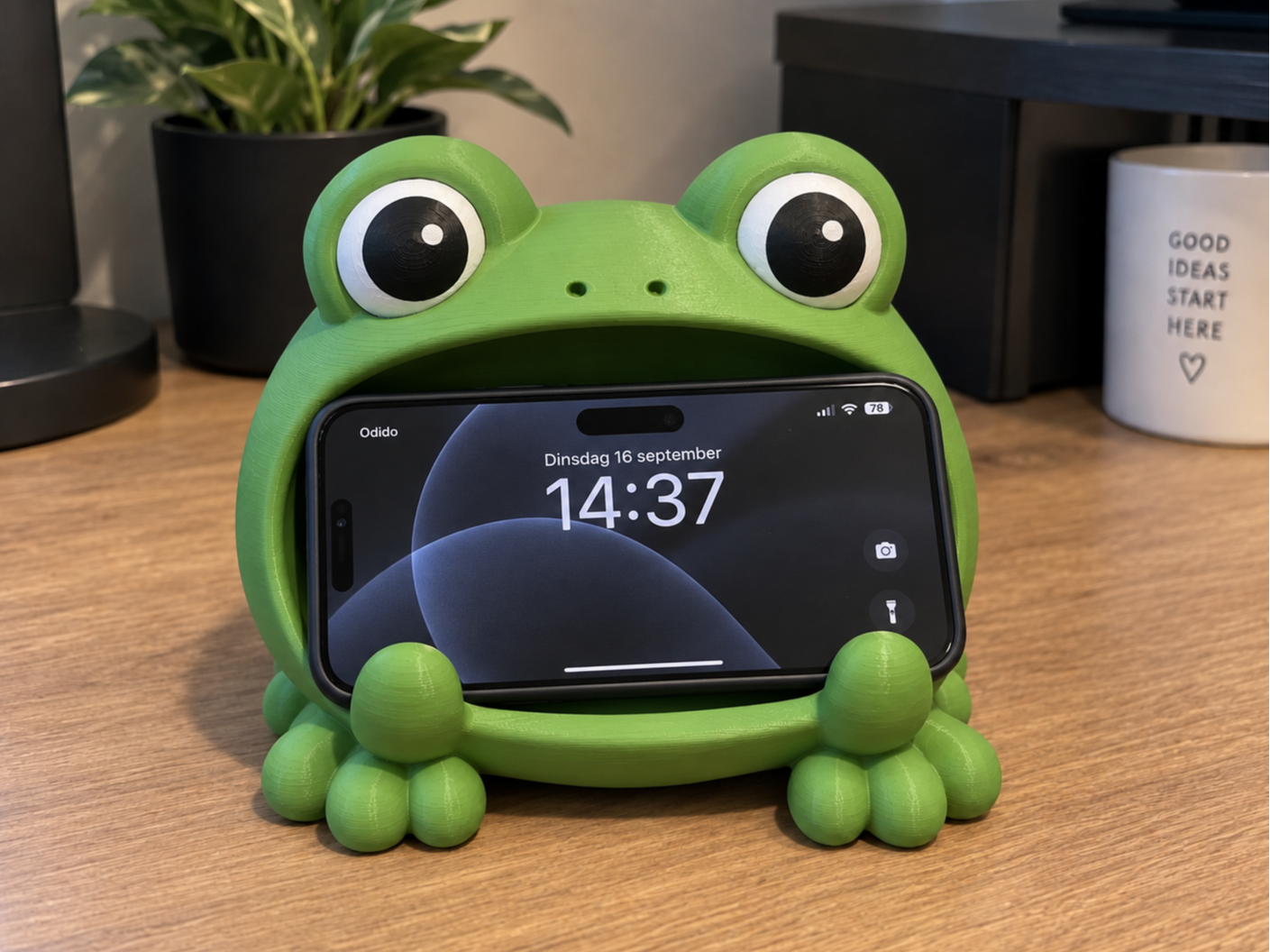 Froggy Phone Holder – Cute Frog Phone Stand - 1