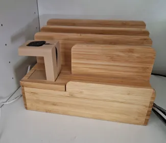 Fitbit Stand for Bamboo Charging Station Dock