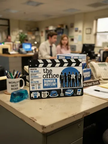 Modelo para impresión 3D: The Office US Movie Clapboard | TV Show Decor — vista de referencia 3