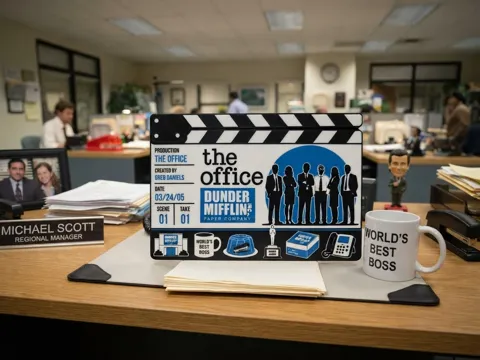 Modelo para impresión 3D: The Office US Movie Clapboard | TV Show Decor — referencia de MakerWorld