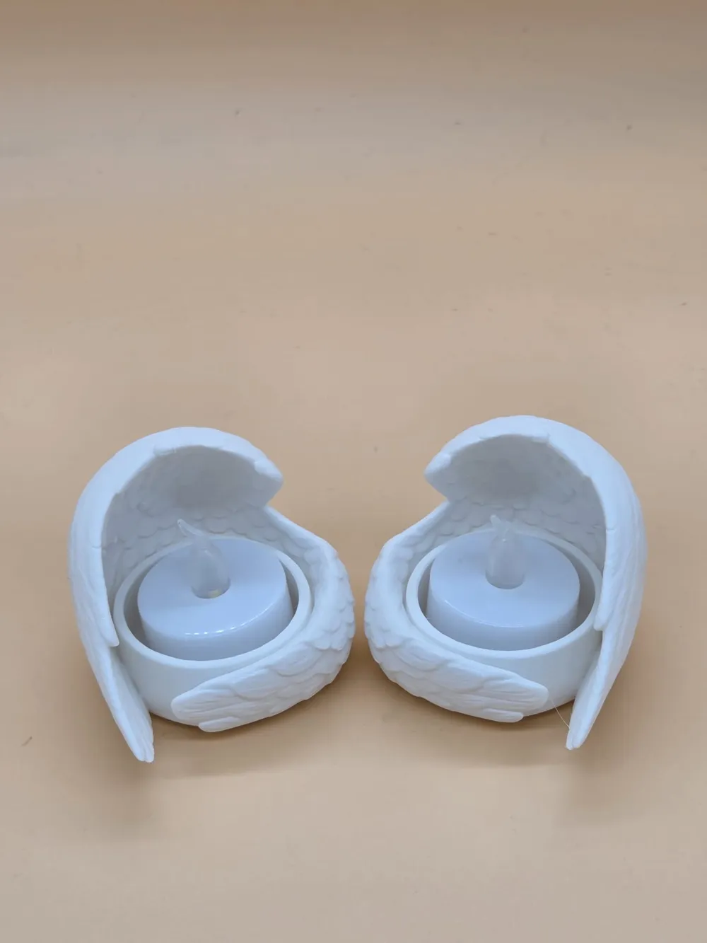 Angel Wing Tealight Holder - Free 3D Print Model - MakerWorld
