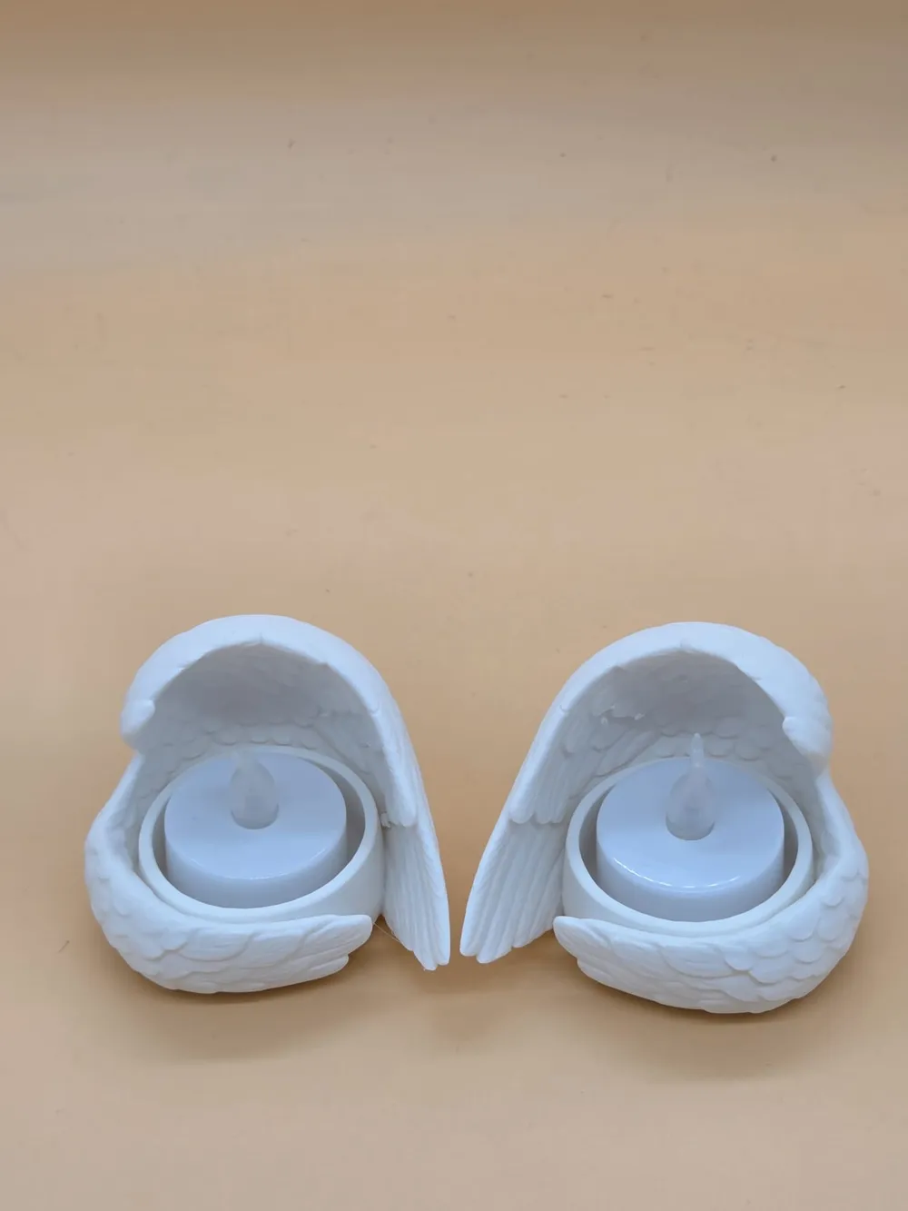 Angel Wing Tealight Holder - Free 3D Print Model - MakerWorld