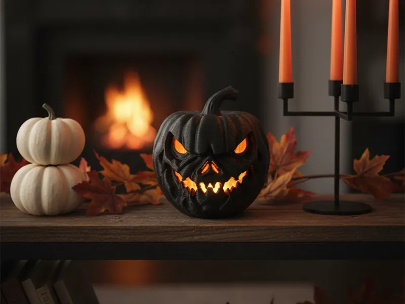 Scary Halloween Pumpkin