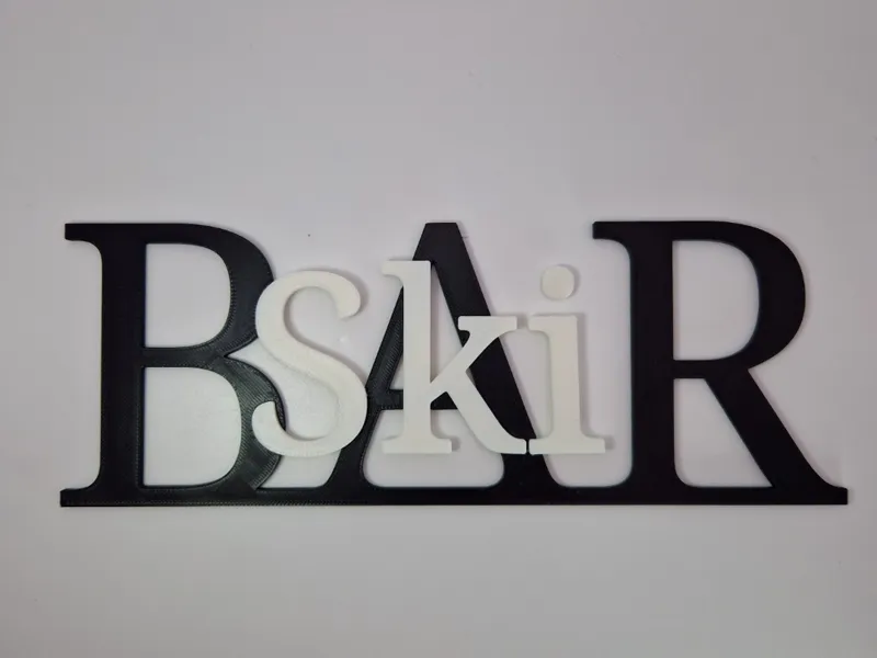 Ski-Bar Sign