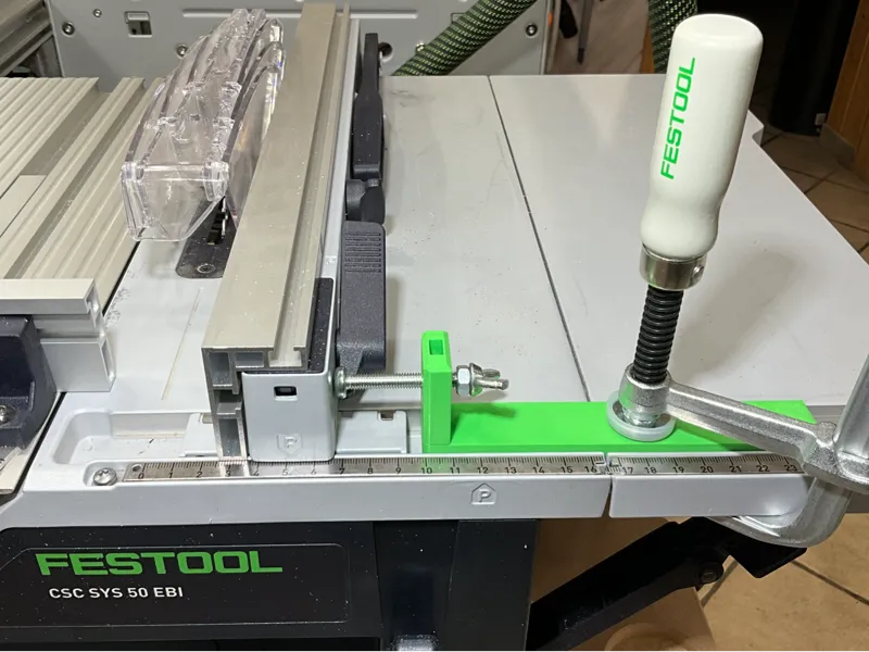 Festool CSC SYS 50 parallel guide fine adjustment