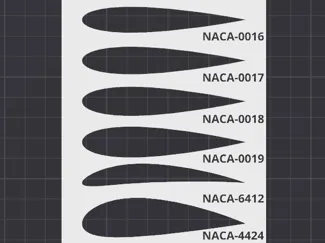Airfoil/Aerofoil Stencil Tool