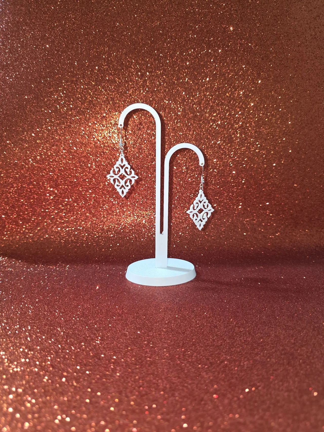 Elegant ornament v2 earrings view 3
