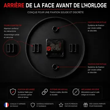 Cuadro decorativo en 3D: Horloge Murale Modulaire – Edition Brabus — vista de referencia 5