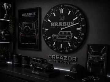 Cuadro decorativo en 3D: Horloge Murale Modulaire – Edition Brabus — vista de referencia 2