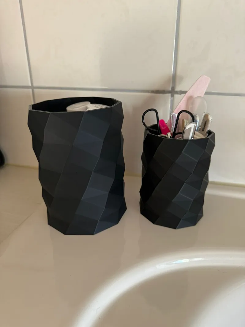 Modern container for cosmetics