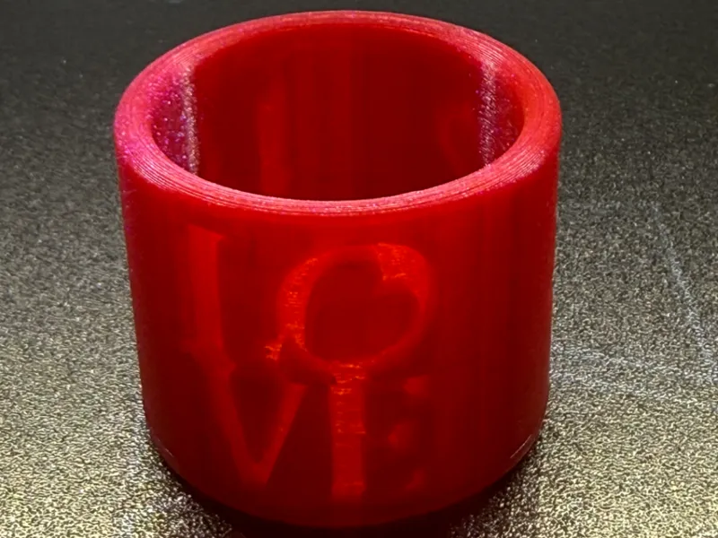 Valentine's Day napkin ring