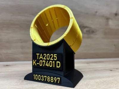 Plain bearing model of an industrial machine 