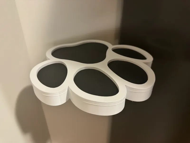 Cat paw shaped shelf