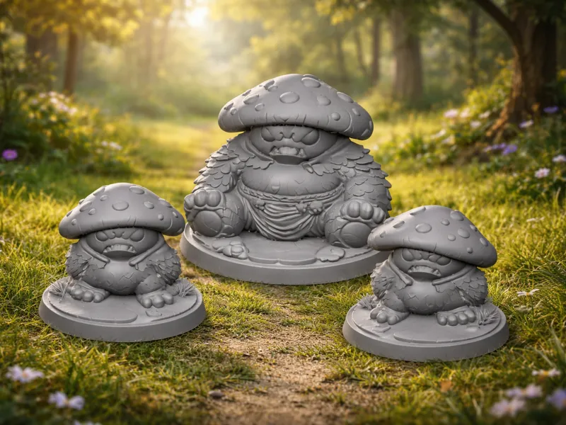 Mushroom Monsters – Créatures Champignons Fantasy
