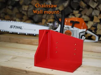 Chainsaw wall mount
