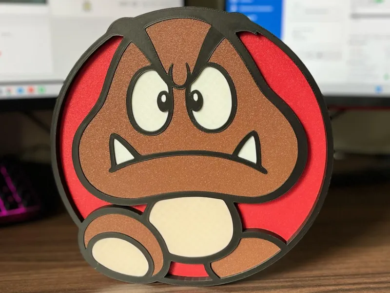 GOOMBA Super Mario Wall Decor - NO AMS