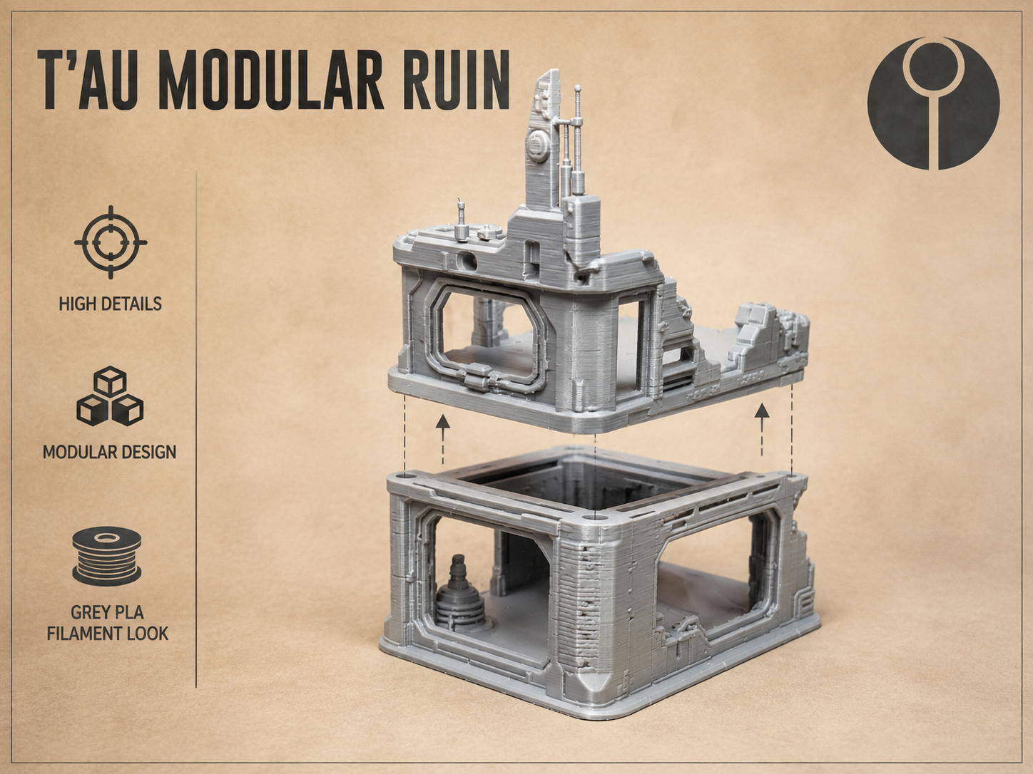 Tau building - Tabletop Terrain - 1
