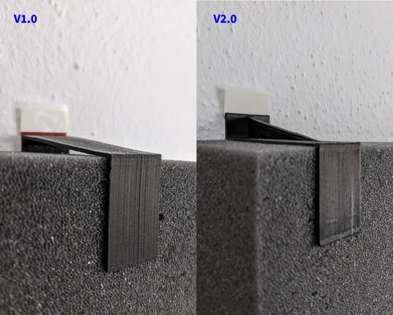 Mounting bracket for acoustic foam(25mm & 50mm) v2