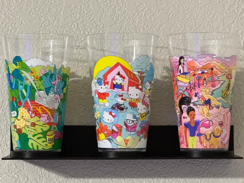 McDonalds Collector's Glass Shelf