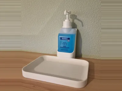 Disinfectant Bottles Drip Tray (Holder/Mount)