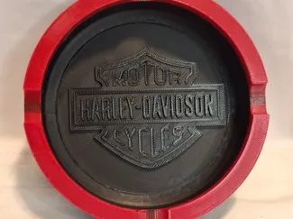 Harley-Davidson Ashtray Black/Red