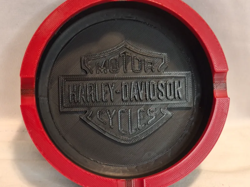 Harley-Davidson Ashtray Black/Red