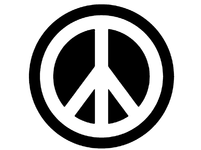 Peace Sign - Key ring