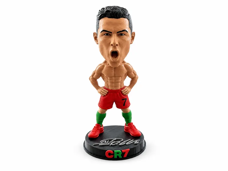 Cristiano Ronaldo CR7 World Cup Football Miniature