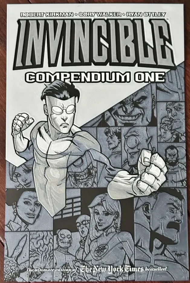 Invincible Comic Book Cover - Hueforge