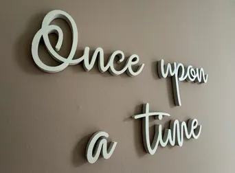Caja o estuche: Once Upon a Time Nursery Wall Sign Bookcase Decor — vista de referencia 3