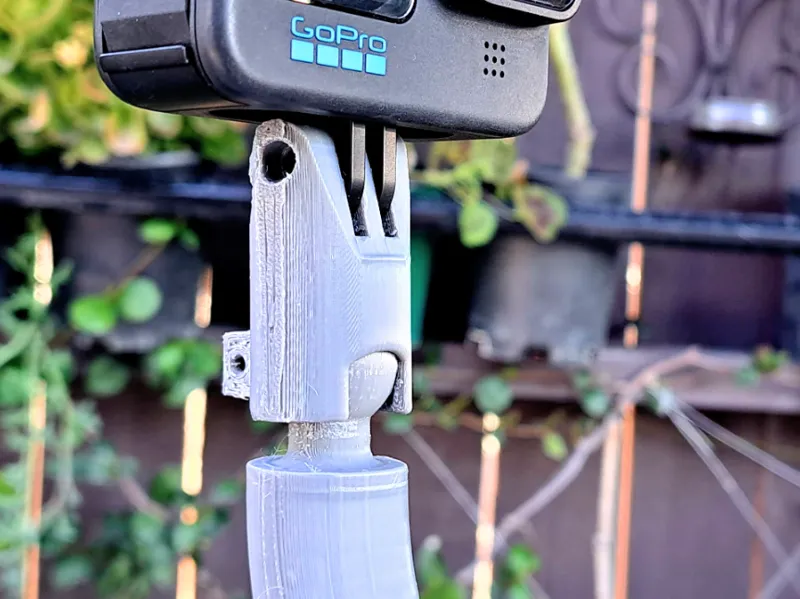 Gopro ball joint for diy selfie stick