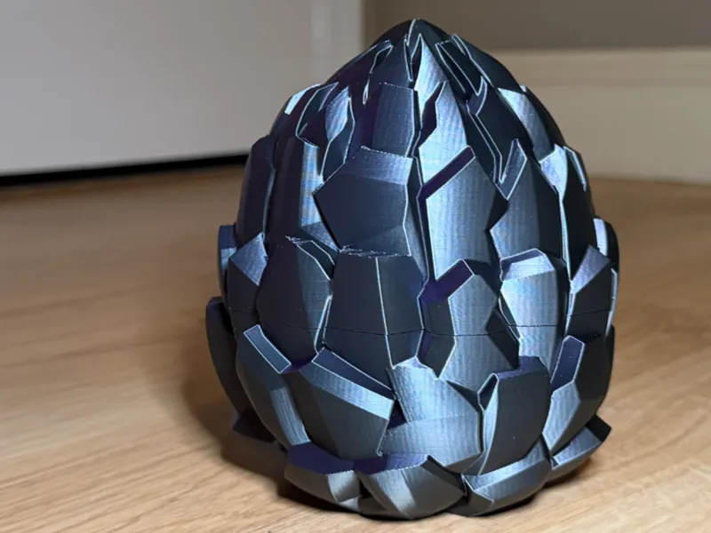 Crystal Dragon Egg - No Supports - Standard Split