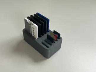 SD-card organizer