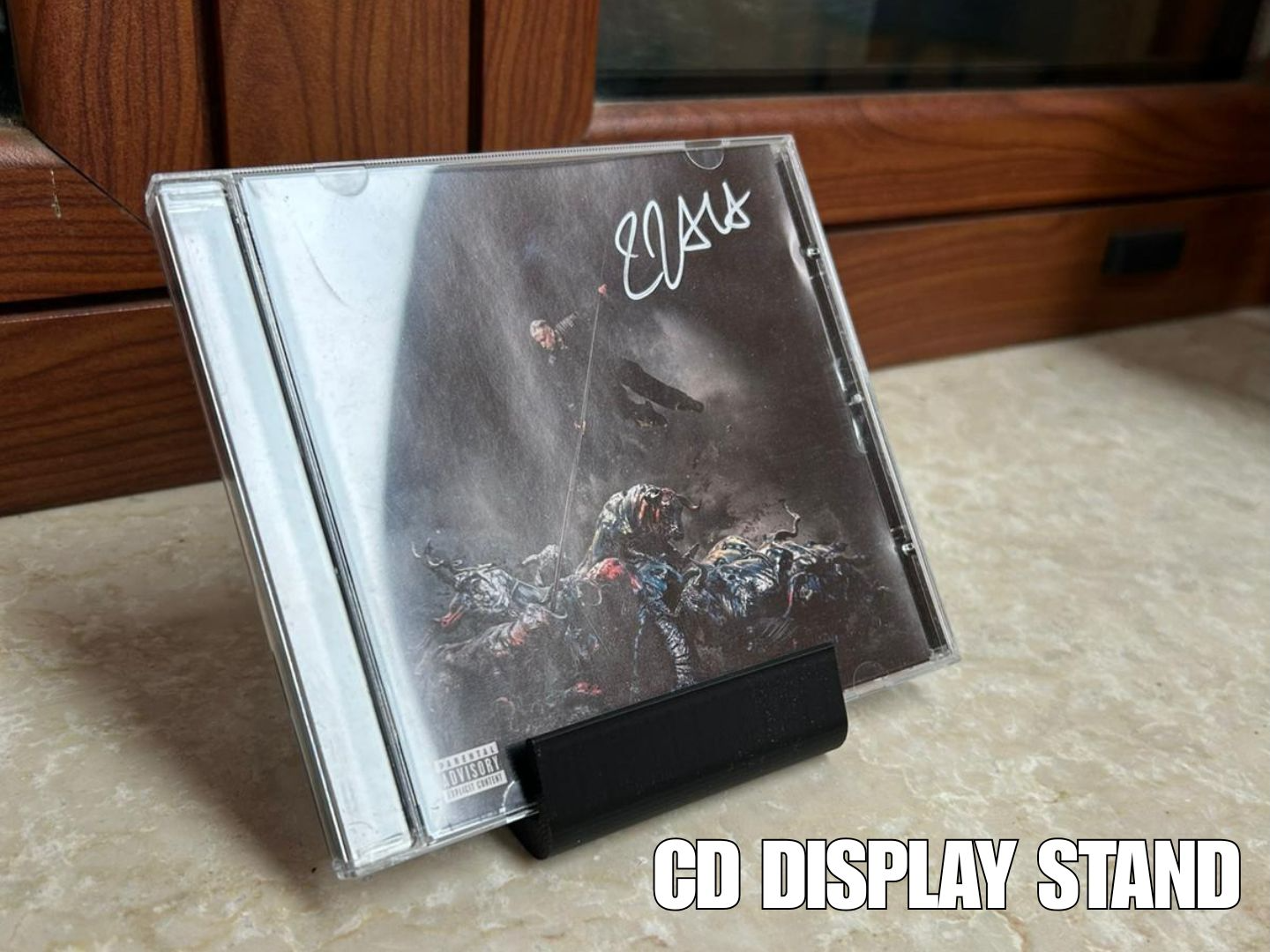 -Minimalist CD Case Display Stand-