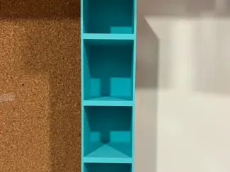 Vertical small items desk organizer