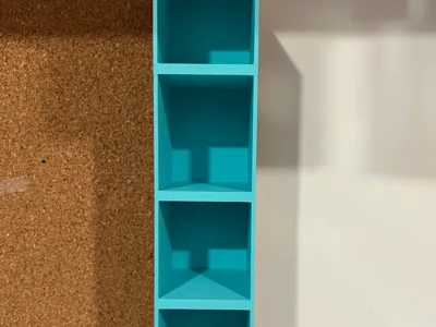 Vertical small items desk organizer