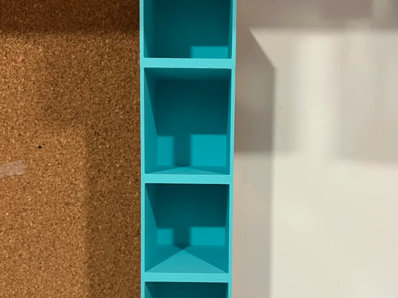 Vertical small items desk organizer