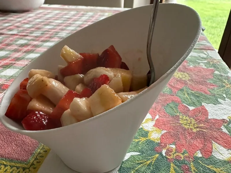 Coppa per gelato e macedonia