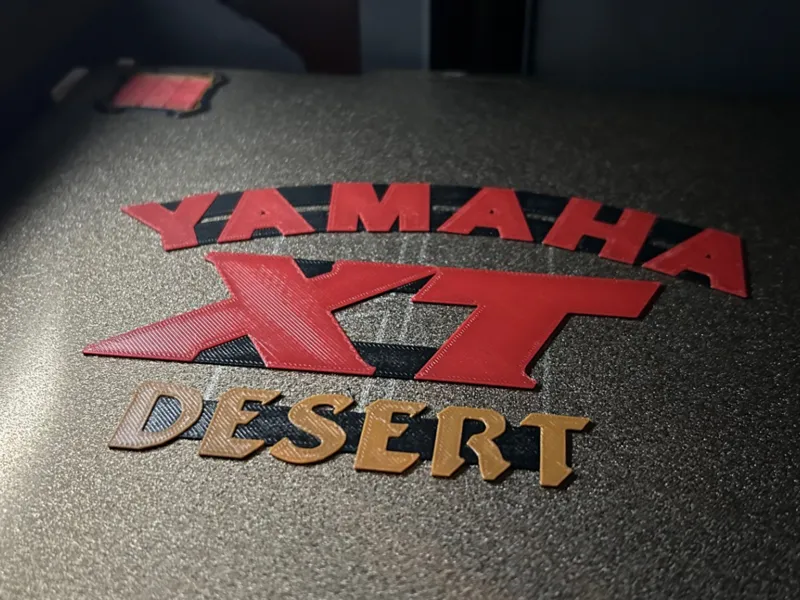 Yamaha XT600 43F / 47N Acerbis Tank Logo