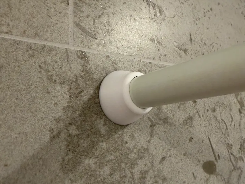 Shower Curtain Rod Brackets - dual diameter