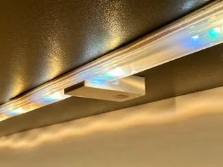 LED Strip Holder for Overhead/Under-Cabinet Mount