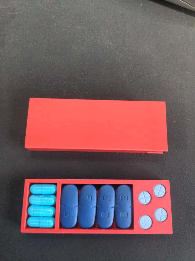 (ADHD Super Bundle) Travel pillcase for a short trip
