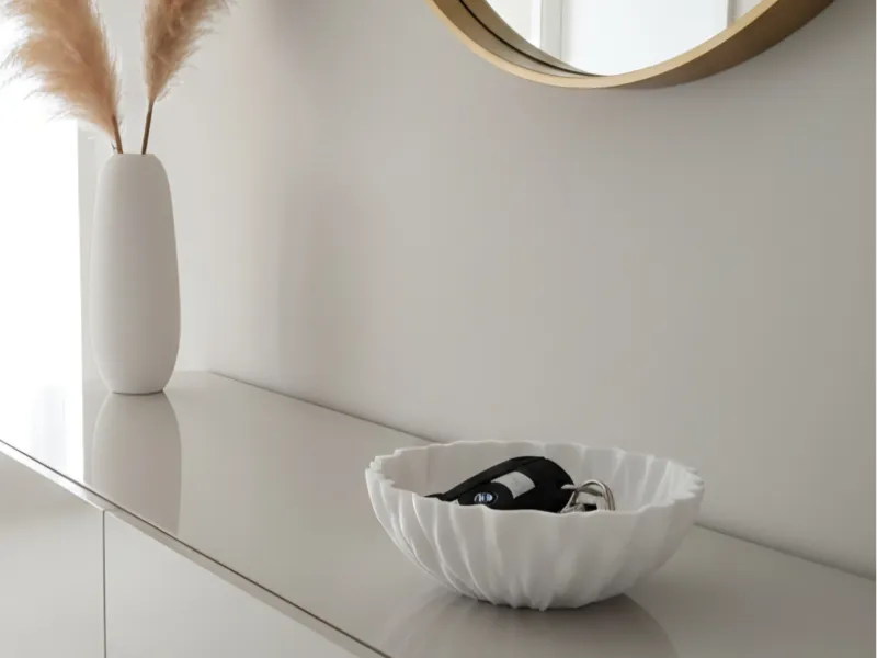 Fuzzy key bowl