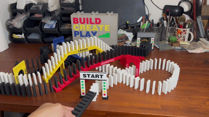 Domino Rally Toolbox – Trick Blocks & Storage Box