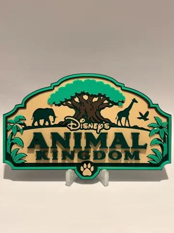 Letrero o emblema decorativo: Disney's Animal Kingdom Inspired Sign — vista de referencia 2